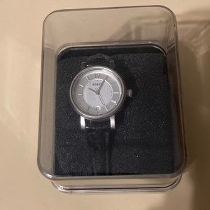 NWT black fossil watch